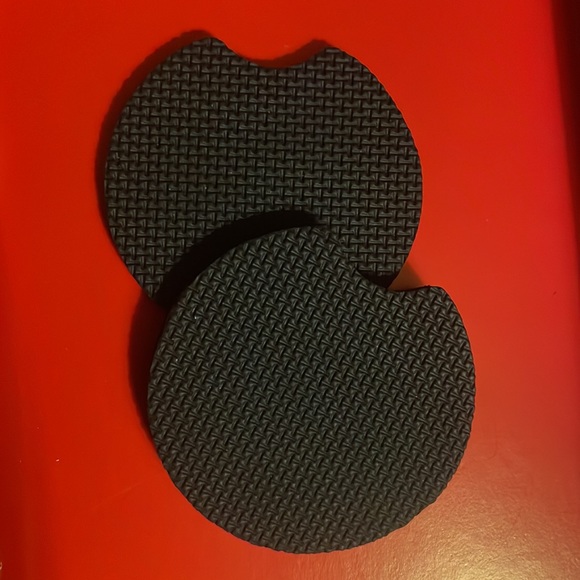 NEW patriotic coasters 
US flag with soaring eagle
2 for car cup holder - Picture 2 of 3